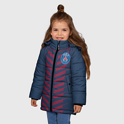 Куртка зимняя для девочки FC PSG: Creative, цвет: 3D-светло-серый — фото 2