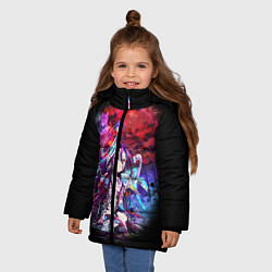 Куртка зимняя для девочки No Game No Life Zero, цвет: 3D-черный — фото 2