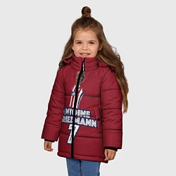 Куртка зимняя для девочки Antoine Griezmann 7, цвет: 3D-черный — фото 2
