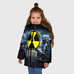Куртка зимняя для девочки S.T.A.L.K.E.R: Иван, цвет: 3D-черный — фото 2