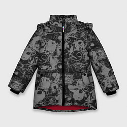 Куртка зимняя для девочки Cs:go - DoomKitty Collection 2022, цвет: 3D-красный