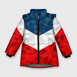 Куртка зимняя для девочки Форма России, цвет: 3D-светло-серый