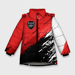 Куртка зимняя для девочки FC Arsenal: Original, цвет: 3D-светло-серый