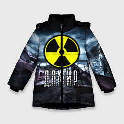 Куртка зимняя для девочки S.T.A.L.K.E.R: Дамир, цвет: 3D-черный