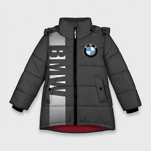Зимняя куртка для девочки BMW SPORT / 3D-Красный – фото 1