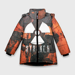 Куртка зимняя для девочки S.T.A.L.K.E.R: Orange Toxic, цвет: 3D-черный