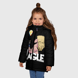 Куртка зимняя для девочки Eagle Khabib, цвет: 3D-светло-серый — фото 2