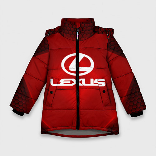 Зимняя куртка для девочки Lexus: Red Light / 3D-Светло-серый – фото 1