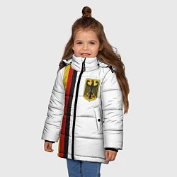 Куртка зимняя для девочки I Love Germany, цвет: 3D-черный — фото 2