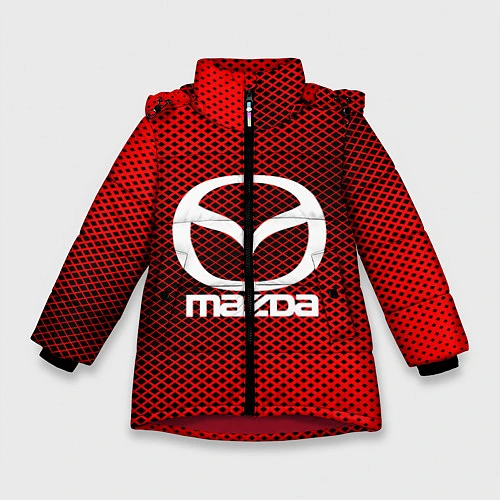 Зимняя куртка для девочки Mazda: Red Carbon / 3D-Красный – фото 1
