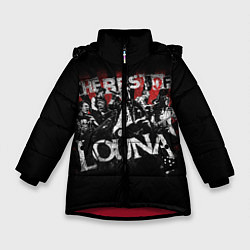 Куртка зимняя для девочки The best of Louna, цвет: 3D-красный