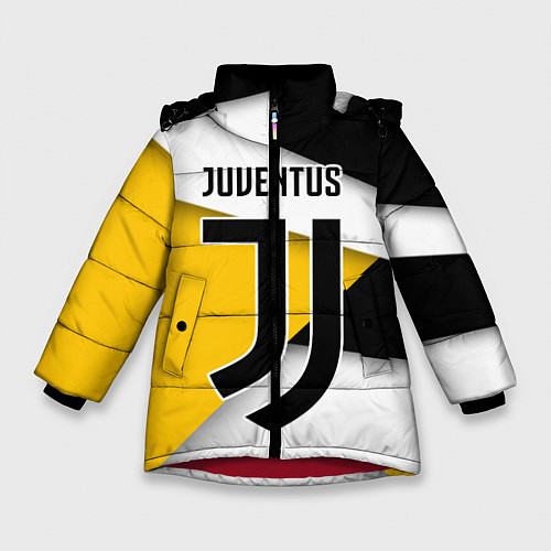 Зимняя куртка для девочки FC Juventus / 3D-Красный – фото 1