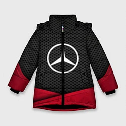 Зимняя куртка для девочки Mercedes Benz: Grey Carbon