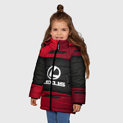 Куртка зимняя для девочки Lexus Sport, цвет: 3D-черный — фото 2