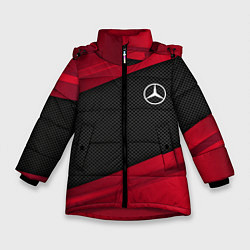 Зимняя куртка для девочки Mercedes Benz: Red Sport