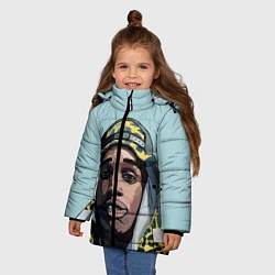 Куртка зимняя для девочки ASAP Rocky: Far East, цвет: 3D-красный — фото 2