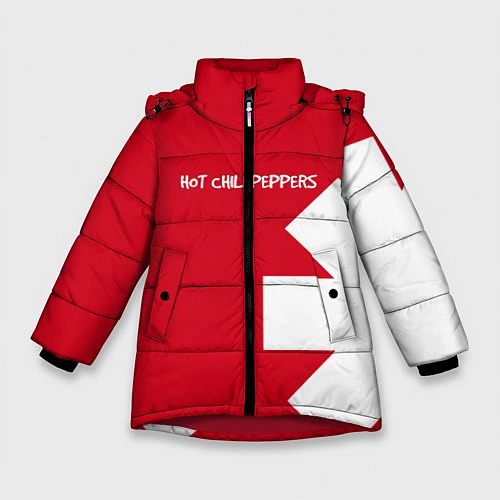 Зимняя куртка для девочки RHCP: Red Style / 3D-Красный – фото 1