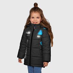 Куртка зимняя для девочки Detroit: Android RK800, цвет: 3D-красный — фото 2