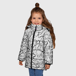 Куртка зимняя для девочки RA9 DEVIANT, цвет: 3D-черный — фото 2