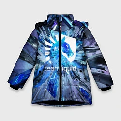 Куртка зимняя для девочки Team Liquid: Splinters, цвет: 3D-черный