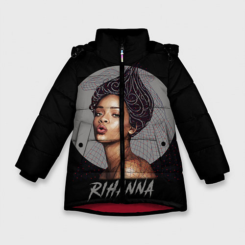 Зимняя куртка для девочки Rihanna / 3D-Красный – фото 1
