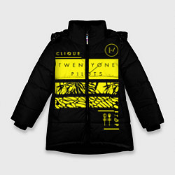 Куртка зимняя для девочки 21 Pilots: Jumpsuit, цвет: 3D-черный