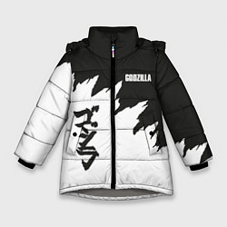 Куртка зимняя для девочки Godzilla: Light Style, цвет: 3D-светло-серый