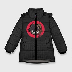 Куртка зимняя для девочки Хитрый Зак, цвет: 3D-светло-серый