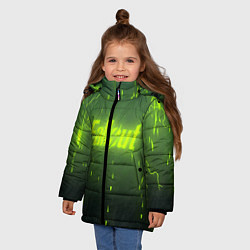 Куртка зимняя для девочки Fallout: Radiation Storm, цвет: 3D-черный — фото 2