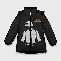 Куртка зимняя для девочки PUBG: Online, цвет: 3D-черный