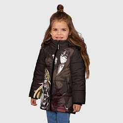 Куртка зимняя для девочки Angels of Death, цвет: 3D-черный — фото 2