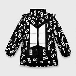 Куртка зимняя для девочки BTS: Black Style, цвет: 3D-черный