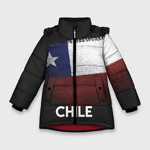 Зимняя куртка для девочки Chile Style / 3D-Красный – фото 1