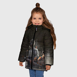 Куртка зимняя для девочки PUBG Soldier, цвет: 3D-светло-серый — фото 2