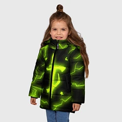 Куртка зимняя для девочки DOOM Lightning, цвет: 3D-черный — фото 2