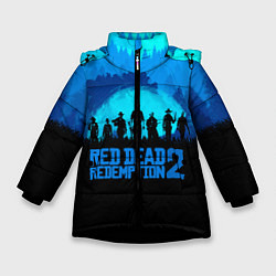 Куртка зимняя для девочки RDR 2: Blue Style, цвет: 3D-черный