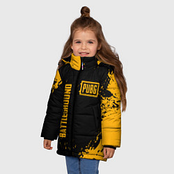 Куртка зимняя для девочки PUBG: Black Fashion, цвет: 3D-черный — фото 2