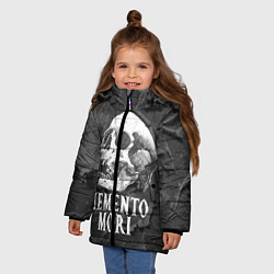 Куртка зимняя для девочки Memento Mori, цвет: 3D-черный — фото 2