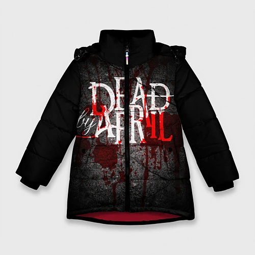 Зимняя куртка для девочки Dead by April / 3D-Красный – фото 1