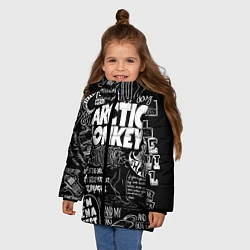 Куртка зимняя для девочки Arctic Monkeys: I'm in a Vest, цвет: 3D-черный — фото 2