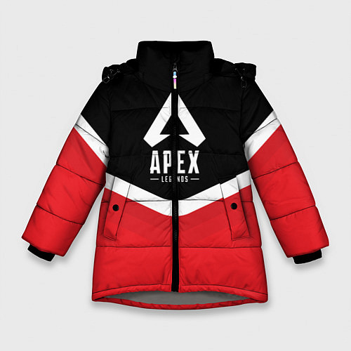 Зимняя куртка для девочки Apex Legends: Uniform / 3D-Светло-серый – фото 1