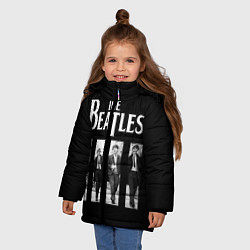 Куртка зимняя для девочки The Beatles: Black Side, цвет: 3D-черный — фото 2