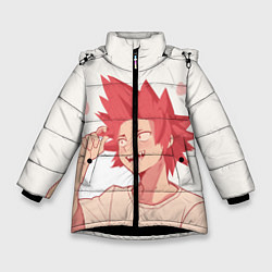 Куртка зимняя для девочки Hearts Anime, цвет: 3D-черный