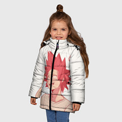 Куртка зимняя для девочки Hearts Anime, цвет: 3D-красный — фото 2