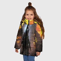 Куртка зимняя для девочки Apex Legends: Sunrise, цвет: 3D-черный — фото 2