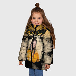 Куртка зимняя для девочки Billie Eilish: Aqua, цвет: 3D-черный — фото 2