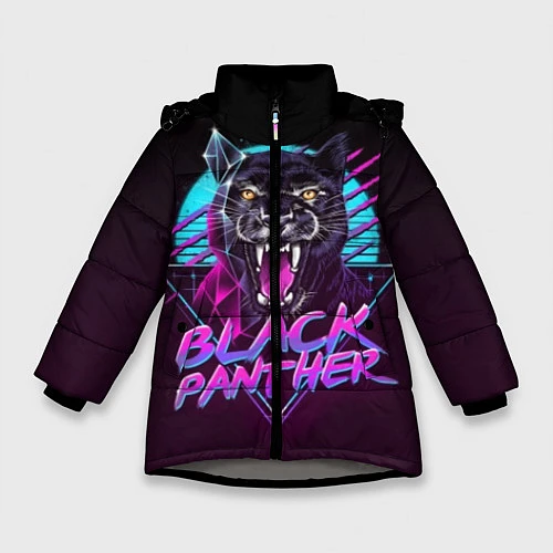 Зимняя куртка для девочки Black Panther 80s / 3D-Светло-серый – фото 1