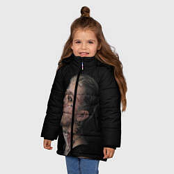 Куртка зимняя для девочки Lil Peep: Dark Angel, цвет: 3D-черный — фото 2