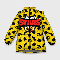 Зимняя куртка для девочки Brawl Stars: Yellow & Black