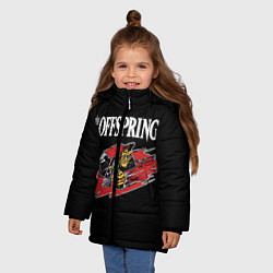 Куртка зимняя для девочки The Offspring: Taxi, цвет: 3D-черный — фото 2